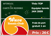 Carte WaveTennis Club